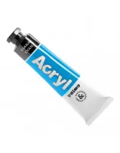 Alternative view of Акрилна боя Cyan 18 мл, в алумин.тубичка, Primo H&P