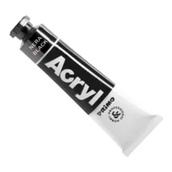 Акрилна боя Black 18 мл в алумин.тубичка Primo H&P бр 1