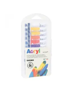 Alternative view of Акрилни бои 12 цв.х 7.5 мл, в алумин.тубичка, PPL кутия, Hobby&Pr