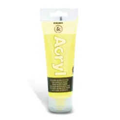 Акрилна боя Fluo Yellow 75 мл в пластм.тубички Primo H&P бр 1