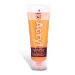 Акрилна боя Fluo Orange 75 мл в пластм.тубички Primo H&P бр 1