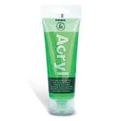 Акрилна боя Fluo Green 75 мл в пластм.тубички Primo H&P бр 1