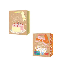 Торбичка подаръчна 18x10x23 см картон 210 г/м2 Birthday Spree бр 1
