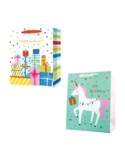 Alternative view of Торбичка подаръчна 26x12x32 см, картон 210 г/м2, Birthday Kids, Spree, каш 144