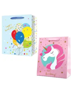 Alternative view of Торбичка подаръчна 31x12x42 см, картон 210 г/м2, Birthday Kids, Spree