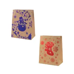 Торбичка подаръчна 18x10x23 см картон 210 г/м2 Christmas Kraft Spree бр 1