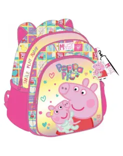 Alternative view от Раница детска с 2 ципа Peppa Pig Smile Play Jump, 31x27x10, Peppa Pig
