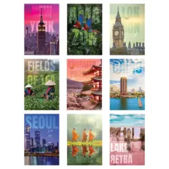 Тетрадка А4 гланц/лам Travel 40 л.ред 80 г/м2 Mar Mar бр 1
