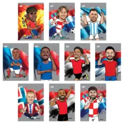 Тетрадка А4 мат/UV Football Icons 40 л.ред 80 г/м2 Mar Mar бр 1