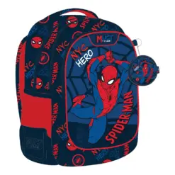 Раница с 3 ципа Spiderman NYC Heroes 43x32x18 Spider-Man бр 1
