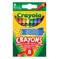 Пастел восъчен 8 цвята Crayola бр 1