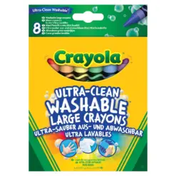 Пастел восъчен 8 цв. измиваеми Crayola бр 1