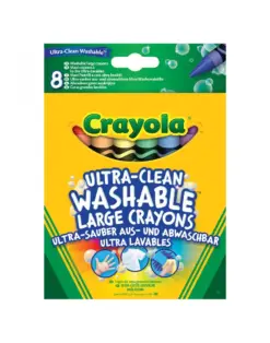 Alternative view от Пастел восъчен, 8 цв. измиваеми, Crayola