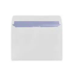 Плик C6 114х162 бял с лента 80 г/м2 Spree каш 1000