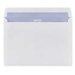 Плик C4 229х324 бял с лента 90 г/м2 Spree каш 250