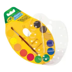 Акварелни бои 12 цв палитра Crayola бр 1