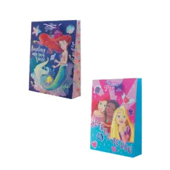 Торбичка подаръчна 18x11x23 см картон 210 г/м2 Princess Glitter Princess бр 1