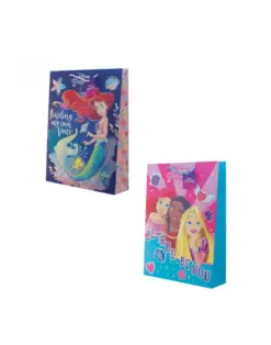Alternative view of Торбичка подаръчна 18x11x23 см, картон 210 г/м2, Princess Glitter, Princess