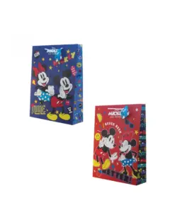 Alternative view of Торбичка подаръчна 18x11x23 см, картон 210 г/м2, Mickey/Minnie, Disney