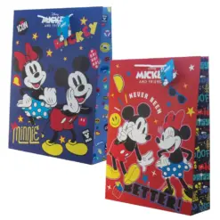 Торбичка подаръчна 33x10x45 см картон 210 г/м2 Mickey/Minnie Disney бр 1
