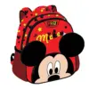 Раница детска с 2 ципа Red 31x27x10 Mickey