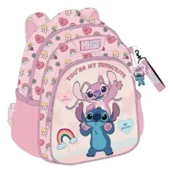 Раница детска с 2 ципа Sitch & Angel You Are My Favourite 31x27x10 Lilo & Stitch бр 1