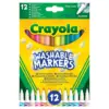 Флумастери 12 цв. тънък връх измиваеми Crayola бр 1