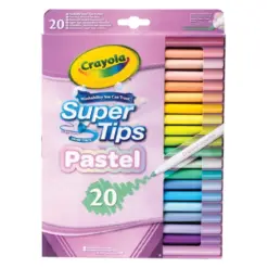 Флумастери 20 цв. коничен връх пастелни Crayola бр 1