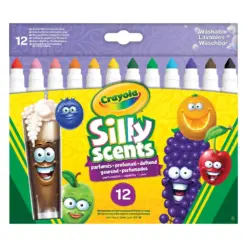 Маркери 12 цв.коничен връх ароматни Silly Scents Crayola бр 1