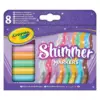 Флумастери глитерни 8 цвята Shimmer Crayola бр 1