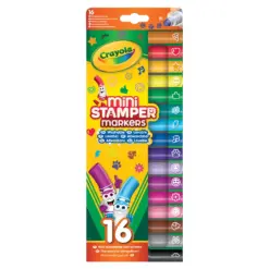 Маркери мини 16 цв. печатчета Crayola бр 1