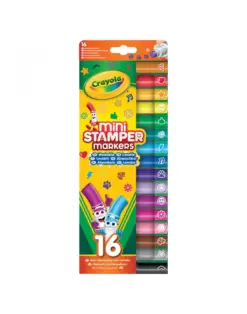 Alternative view от Маркери мини 16 цв. печатчета, Crayola, стек 6