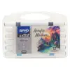 Маркери акрилни двувърхи Soft Brush / Fine tip 12 цвята в PP кутия SpreeArtist бр 1
