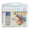 Маркери акрилни Artist Soft Brush 24 цвята в PP кутия SpreeArtist бр 1