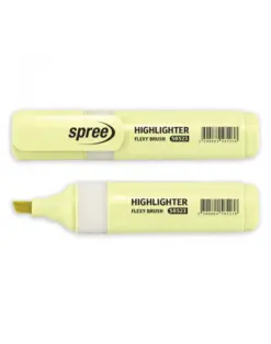Alternative view of Текстмаркер пастелен жълт Flexy Brush, Spree