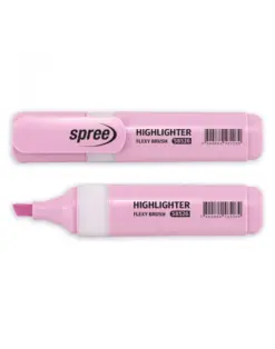 Alternative view of Текстмаркер пастелен розов Flexy Brush, Spree