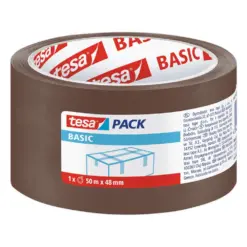 Лента Опаковъчна Basic кафява 48 мм х 50 м Tesa бр 1