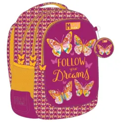 Раница с 3 ципа Follow Your Dreams 43x32x18 Must бр 1
