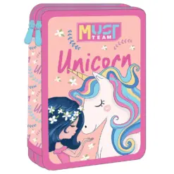 Несесер зареден двоен Girl & Unicorn 15x21x5 Must бр 1