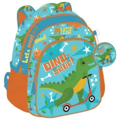 Раница детска с 2 ципа Dinosaur In Scooter 31x27x10 Must бр 1