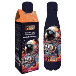 Бутилка за вода метална Vacuum 500 мл Astronaut Must бр 1