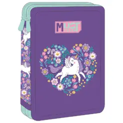 Несесер зареден двоен Purple Unicorn 15x5x21 Must бр 1