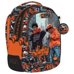 Раница с 3 ципа Hip Hop 43x32x18 Must бр 1