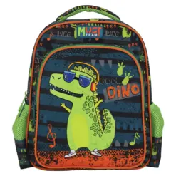Раница детска с 2 ципа Music Dino 31x27x10 Must бр 1