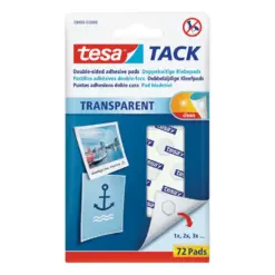 Лепяща Гума 72 броя прозрачна Tesa бр 1