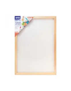 Alternative view of Платно с рамка 30х40 см, грундирано, 300 г/м2 памук 100%, SpreeArt, каш 60