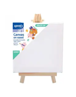 Alternative view от Платно 20x20 см грундирано на мини статив 18х24 см, SpreeArt