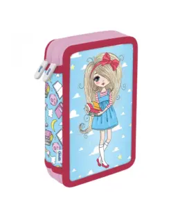 Alternative view of Несесер двоен зареден 20x13, School girl, Spree, каш 22