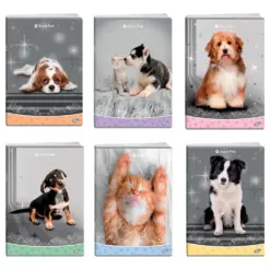 Тетрадка A4 UV Sweet Pets 60+2 л.ред 70 г/м2 Elisa бр 1