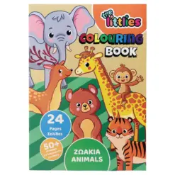 Книжка за оцветяване със стикери Animals 24 л. TheLittlies бр 1